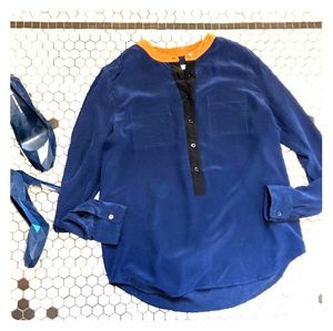 Silk Equipment Blouse Large